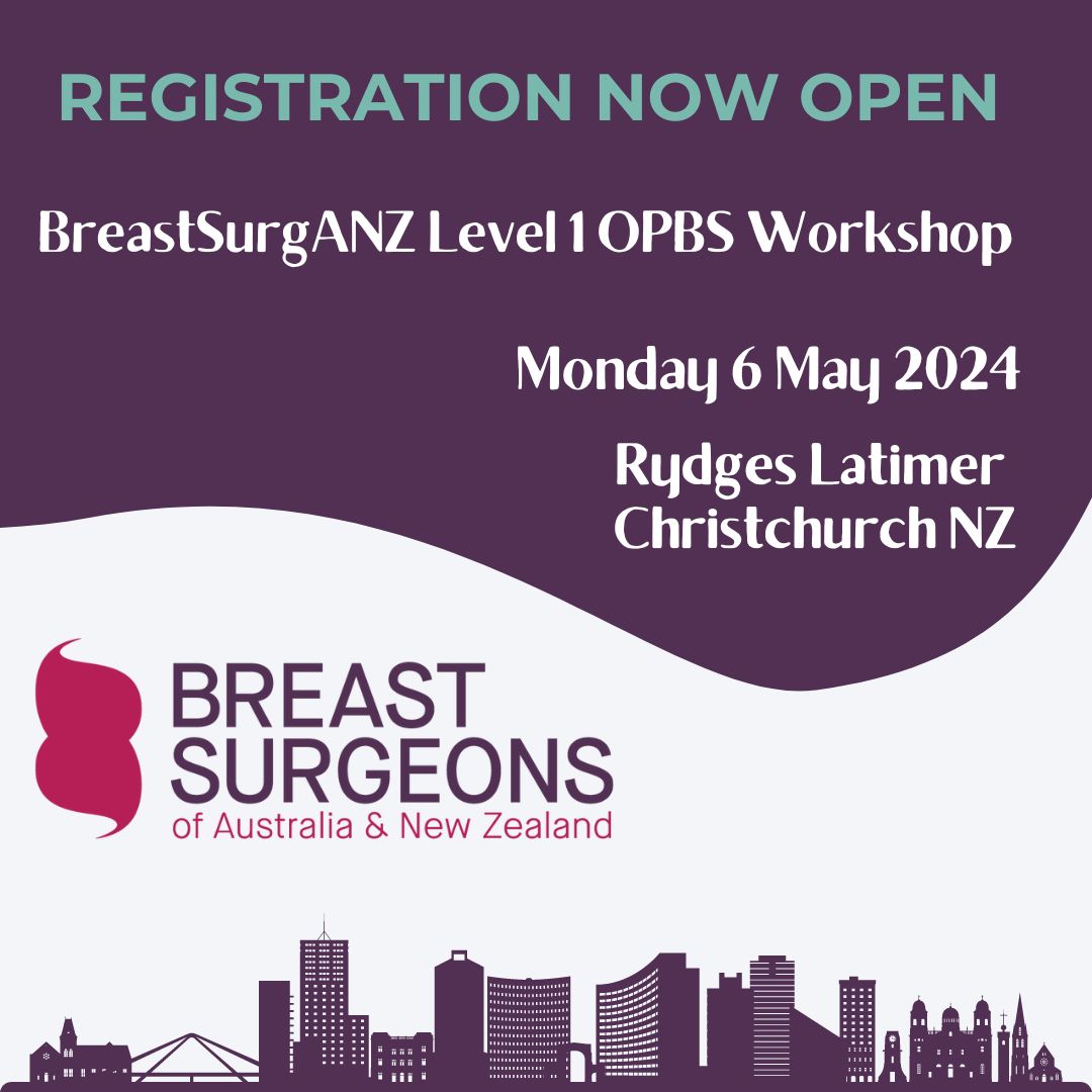 BreastSurgANZ Level 1 Oncoplastic Breast Surgery (OPBS) 2024